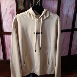 Madden Beige Hoodie with Front Pocket